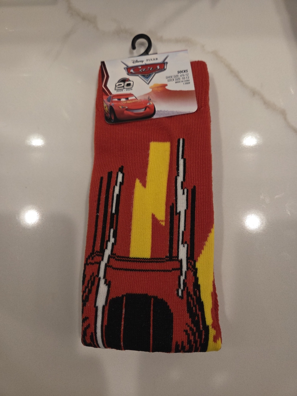 Lightning McQueen Crew Socks